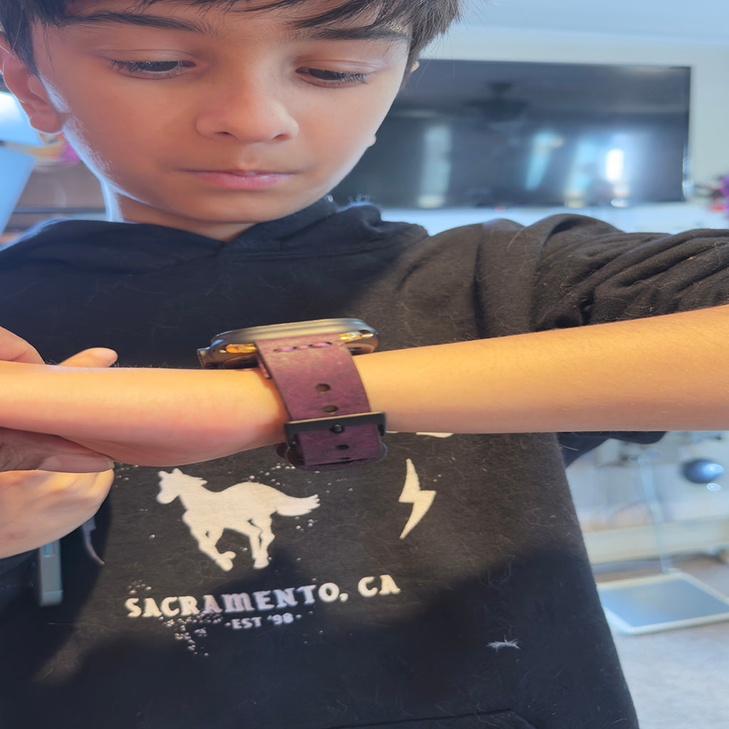 The Micah — Leather Apple Watch Band
