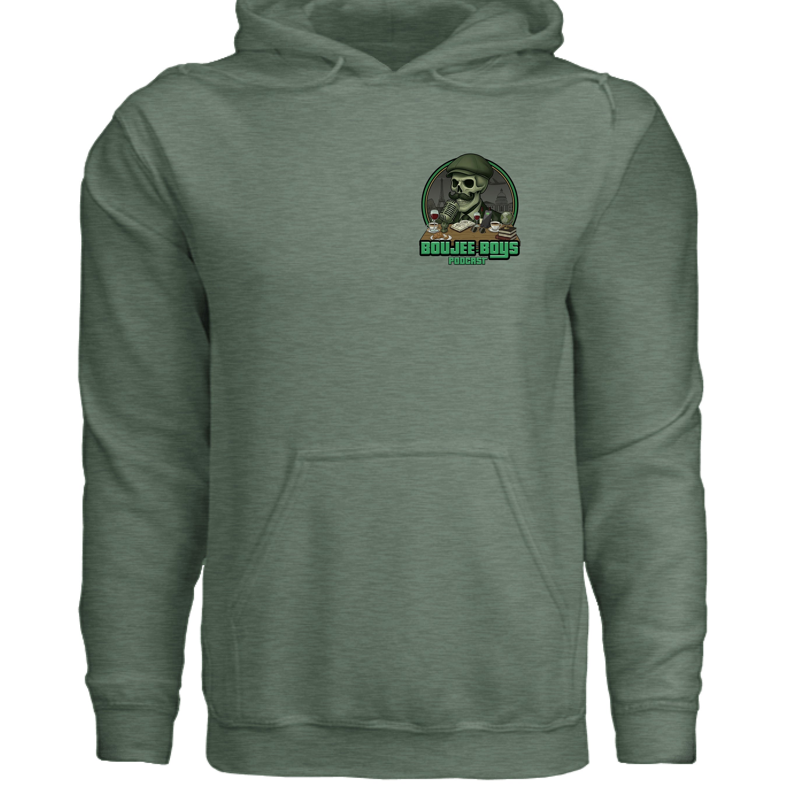 Military Green Heather - FRONT