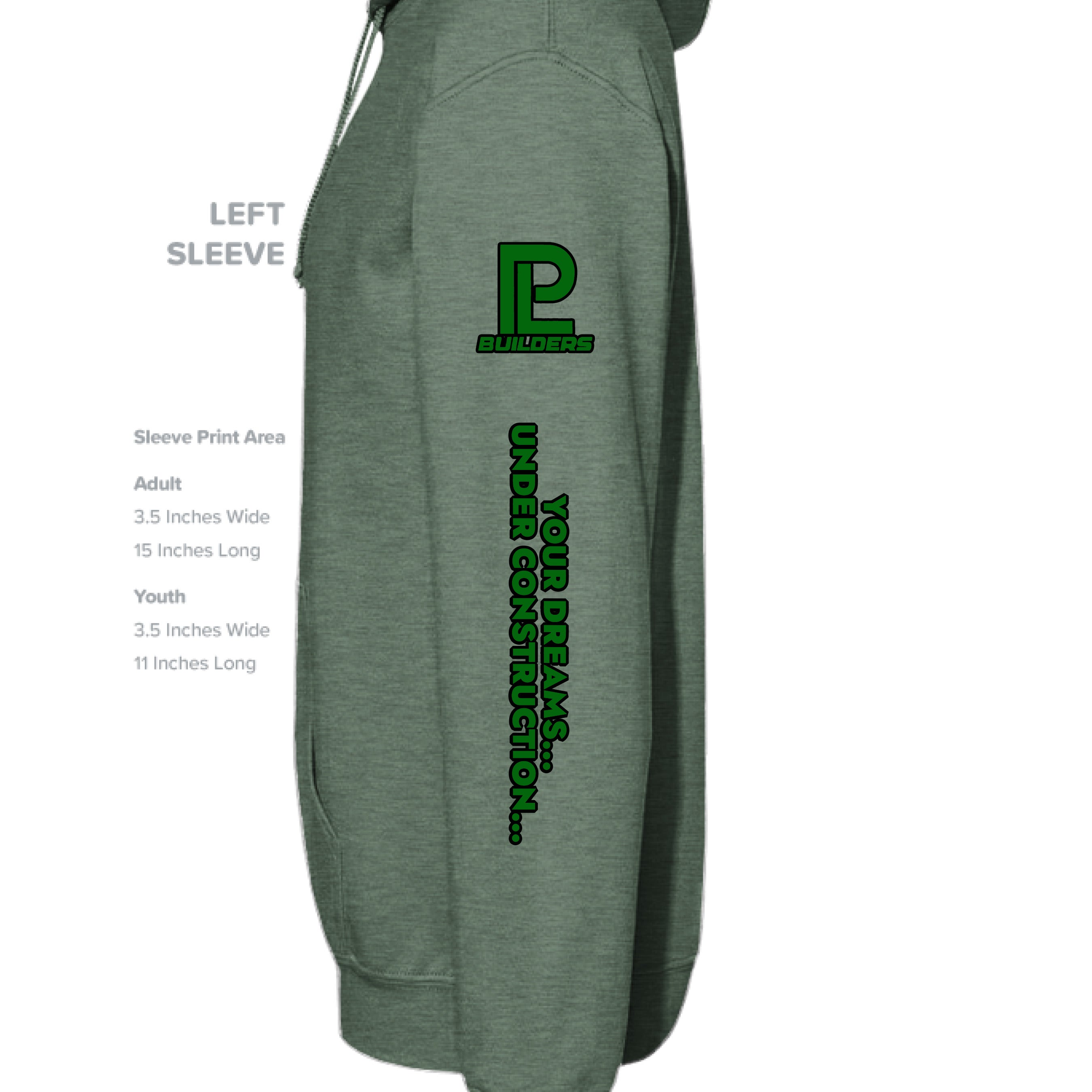Military Green Heather - SLEEVE_LEFT